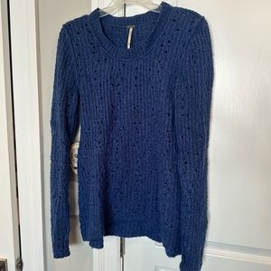 Free People blue sweater